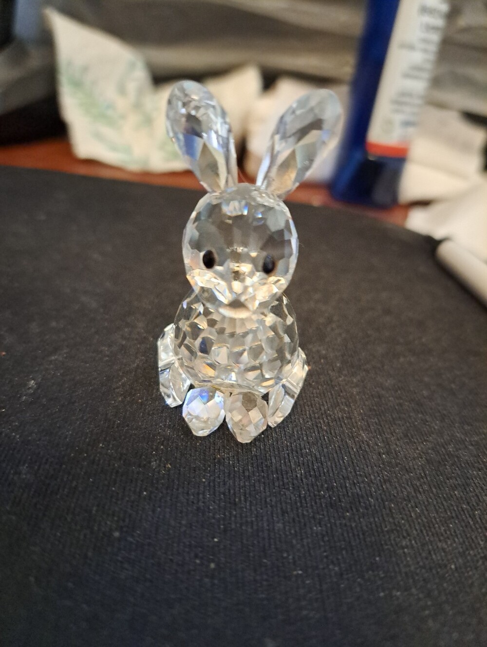 Swarovski Crystal Vintage Mother Rabbit Bunny REPAIRED